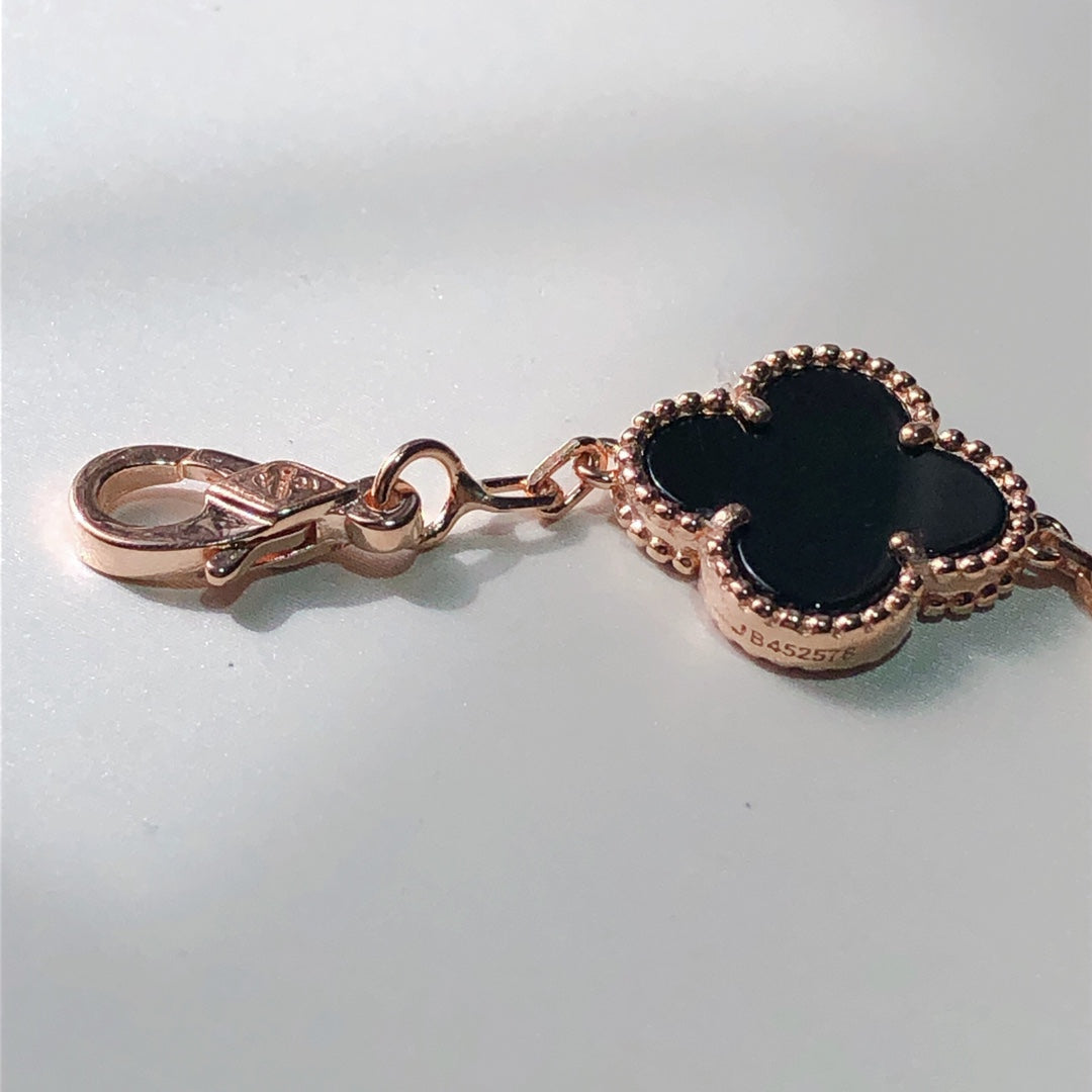 MULTICOLOR PINK GOLD BRACELET 5 MOTIFS mysite