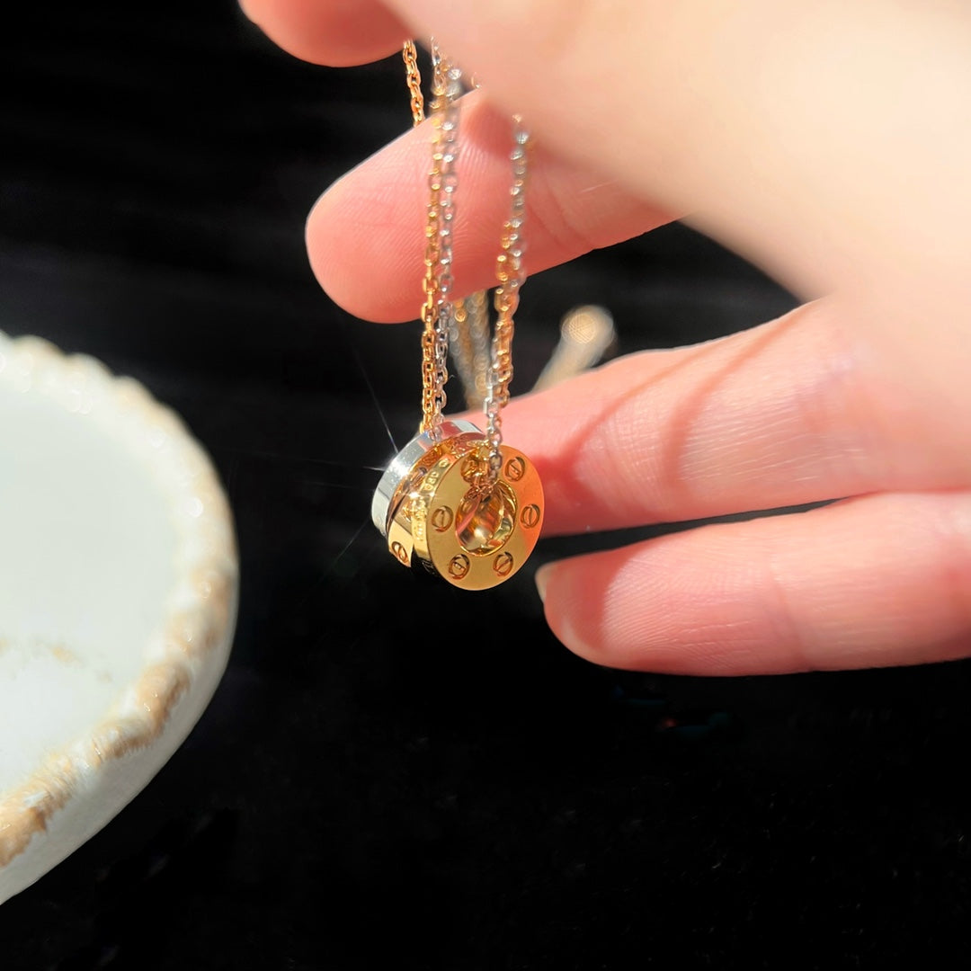 LOVE TRIPLE RING NECKLACE mysite