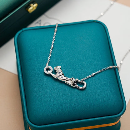 PANTHERE PEDANT SILVER NECKLACE mysite