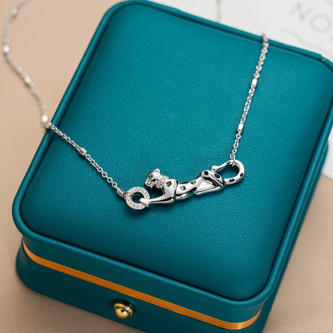 PANTHERE PEDANT SILVER NECKLACE mysite