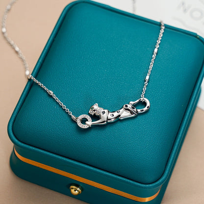 PANTHERE PEDANT SILVER NECKLACE mysite