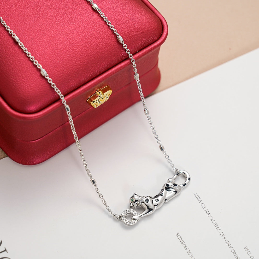 PANTHERE PEDANT SILVER NECKLACE mysite