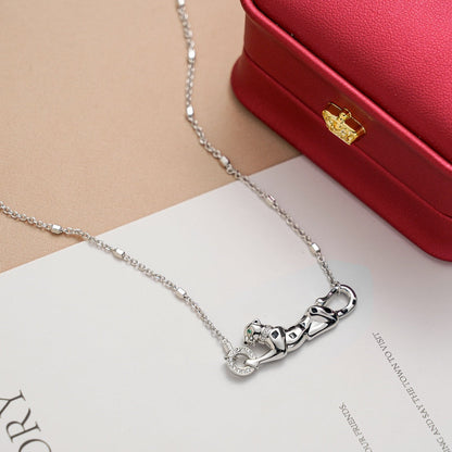 PANTHERE PEDANT SILVER NECKLACE mysite