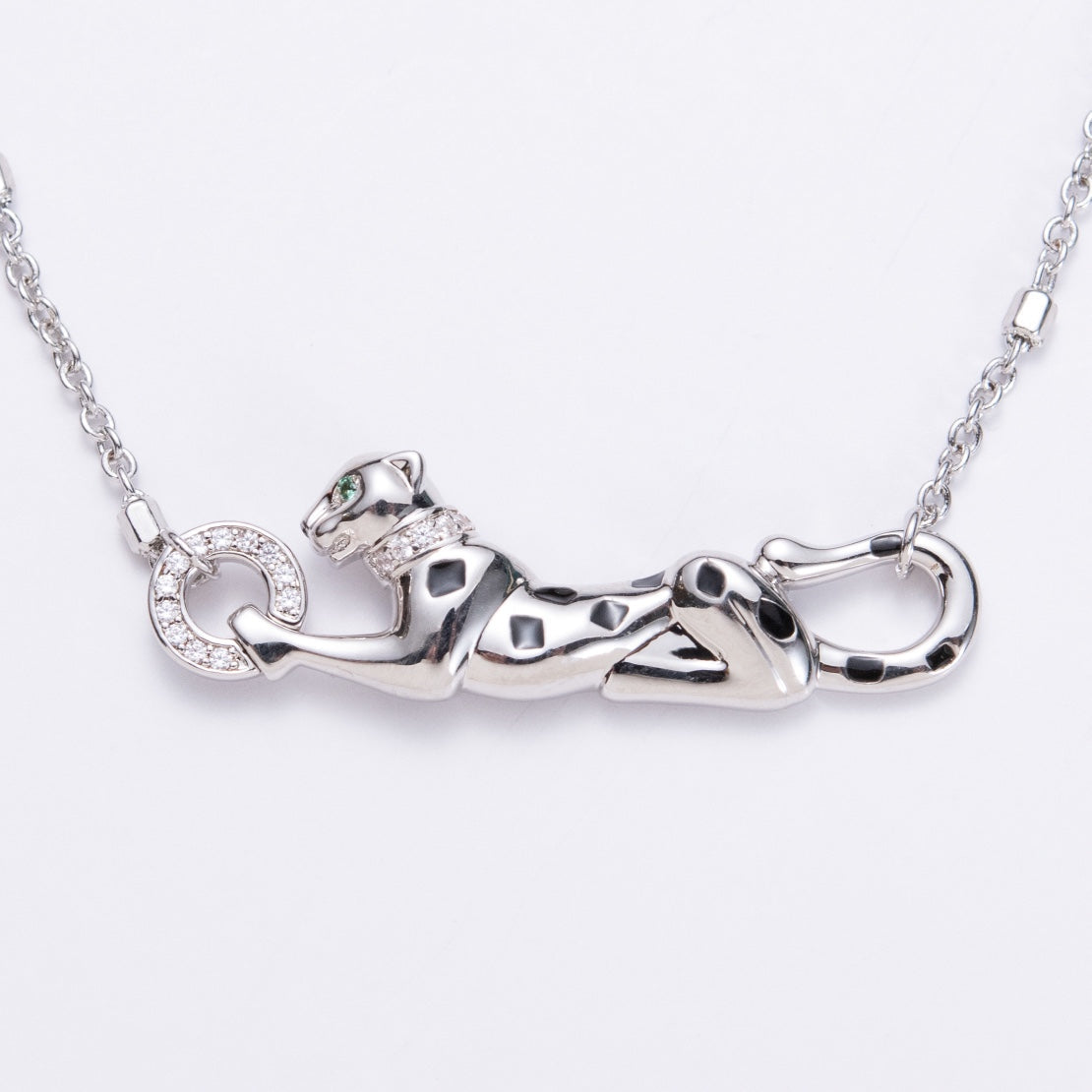 PANTHERE PEDANT SILVER NECKLACE mysite