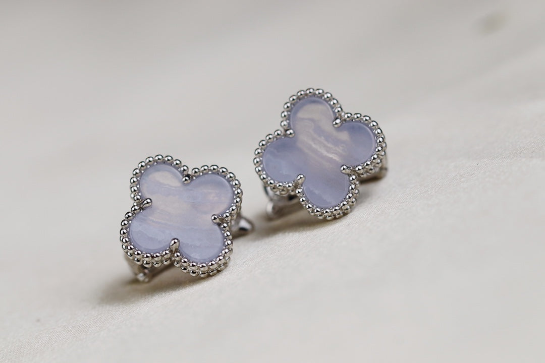 VINTAGE SILVER MOP EARRINGS mysite