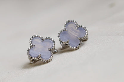 VINTAGE SILVER MOP EARRINGS mysite