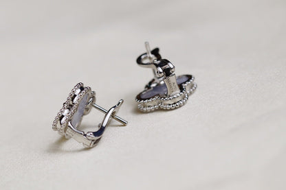VINTAGE SILVER MOP EARRINGS mysite