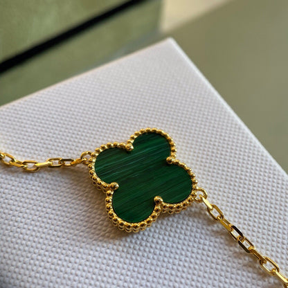 BRACELET 5 MOTIFS MALACHITE GOLD mysite