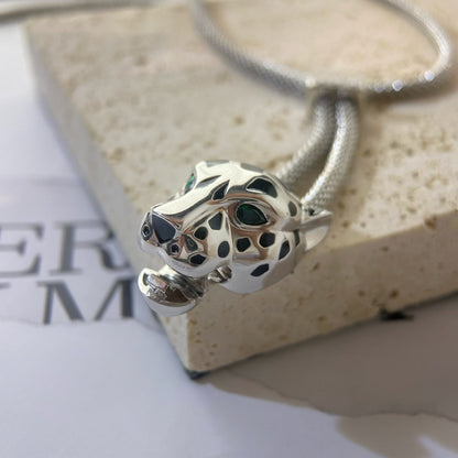 PANTHERE SILVER ONYX NECKLACE mysite