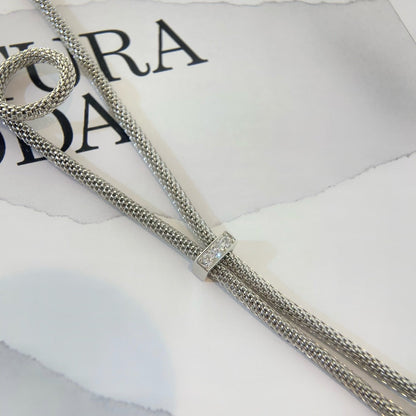 PANTHERE SILVER ONYX NECKLACE mysite
