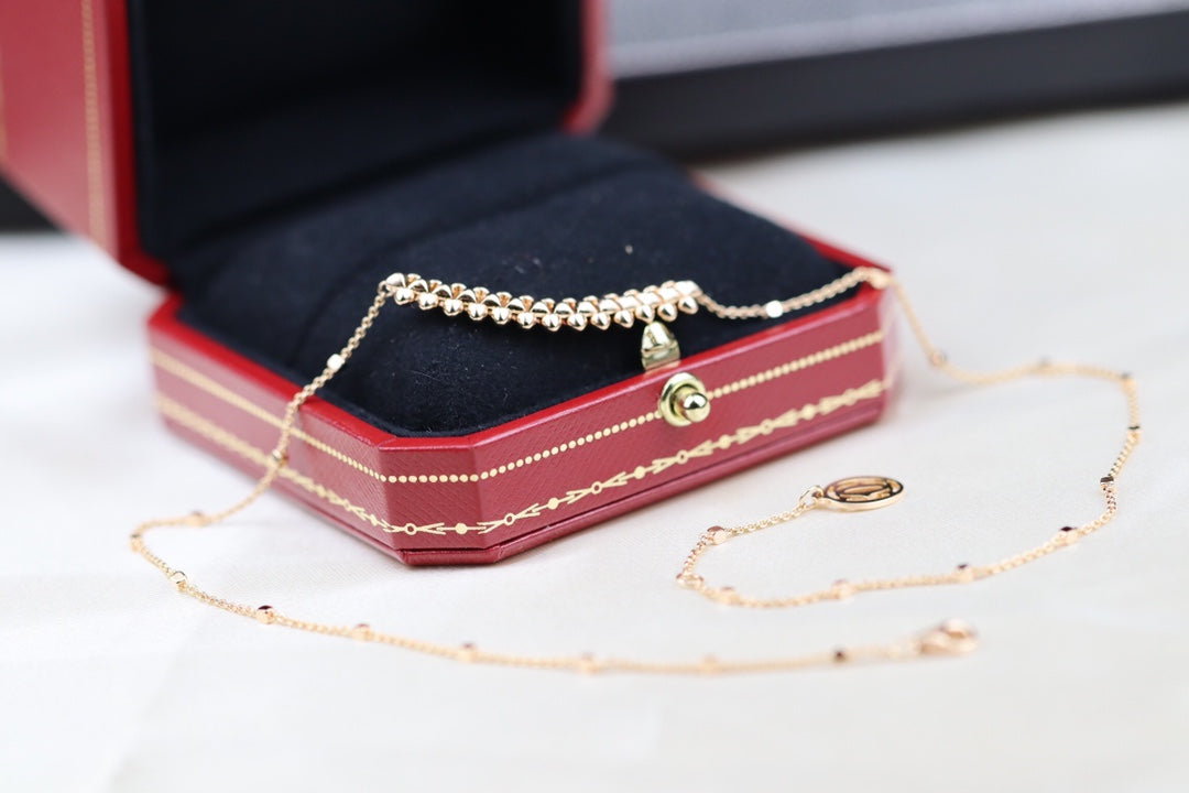 CLASH PINK GOLD NECKLACE mysite