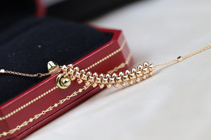 CLASH PINK GOLD NECKLACE mysite