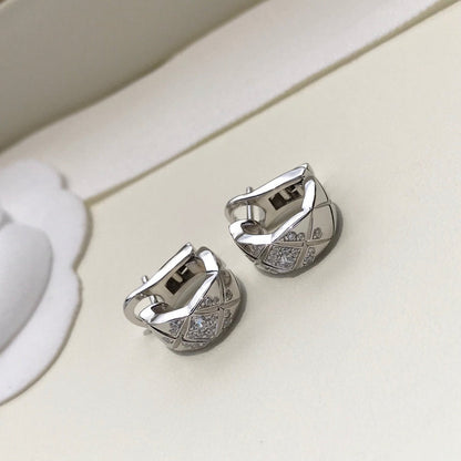 CRUSH DIAMOND SILVER EARRINGS mysite