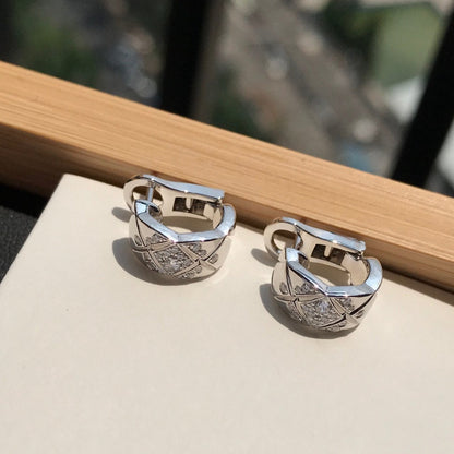 CRUSH DIAMOND SILVER EARRINGS mysite