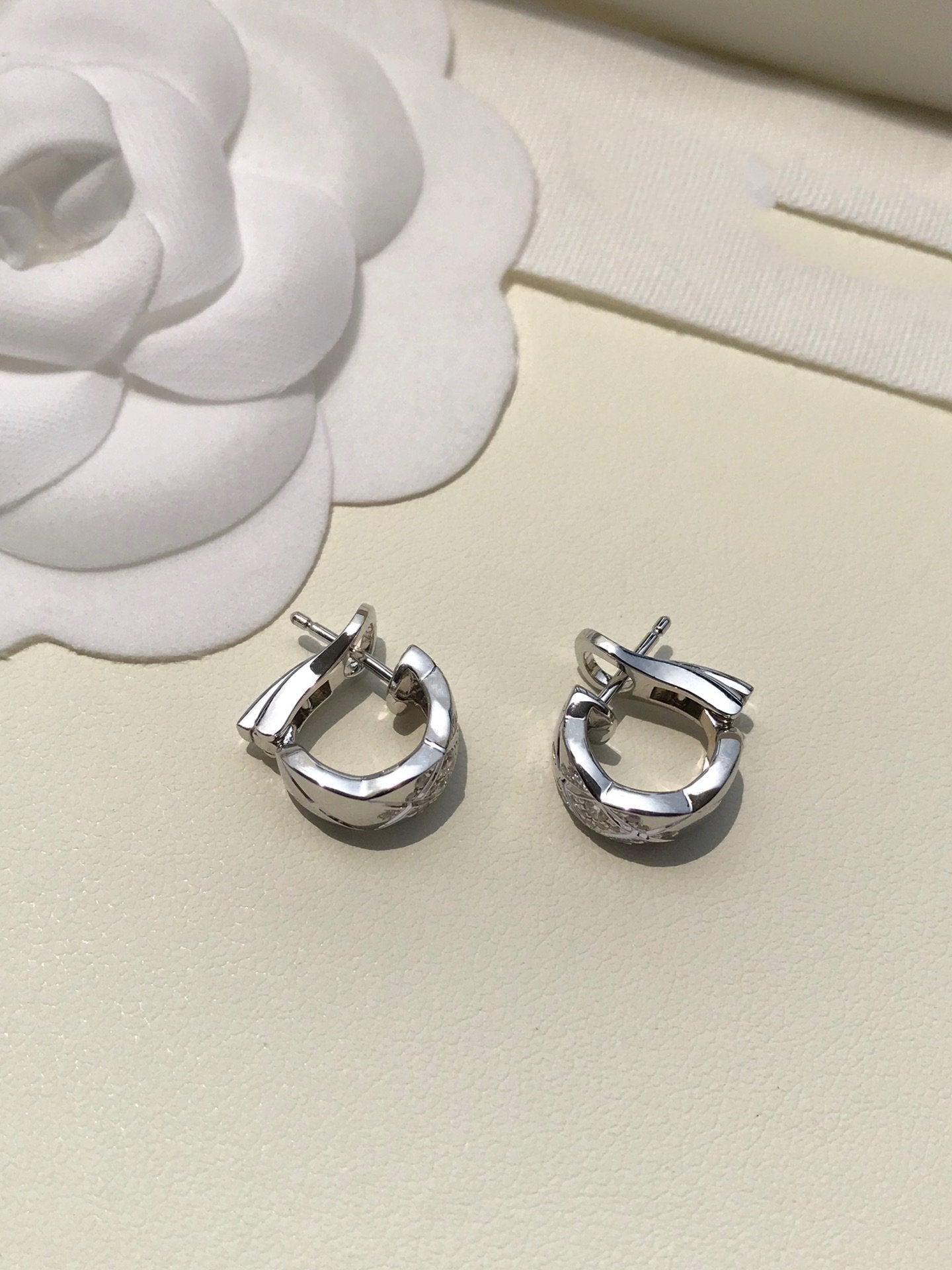 CRUSH DIAMOND SILVER EARRINGS mysite