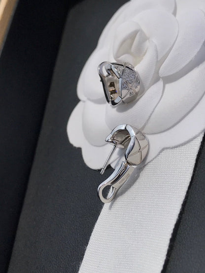 CRUSH DIAMOND SILVER EARRINGS mysite
