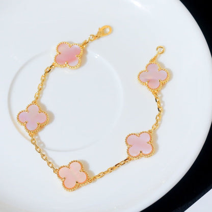 5 PINK MOP GOLD BRACELET mysite
