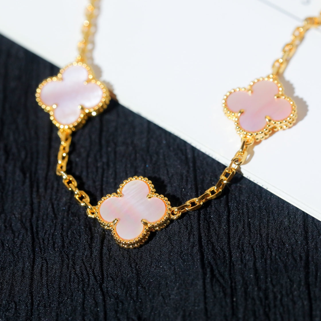 5 PINK MOP GOLD BRACELET mysite