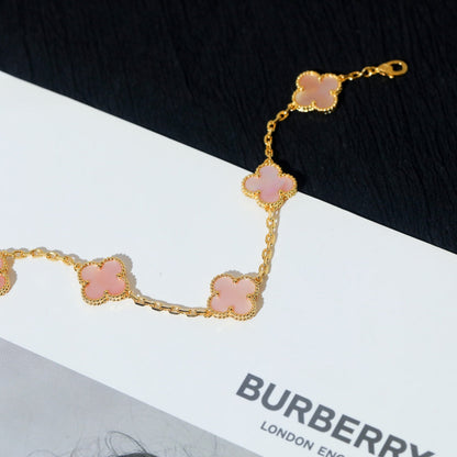 5 PINK MOP GOLD BRACELET mysite