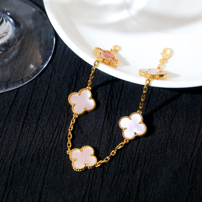 5 PINK MOP GOLD BRACELET mysite