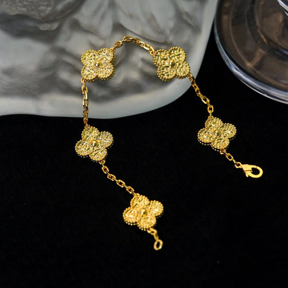 5 MOTIFS GOLD DIAMOND BRACELET mysite