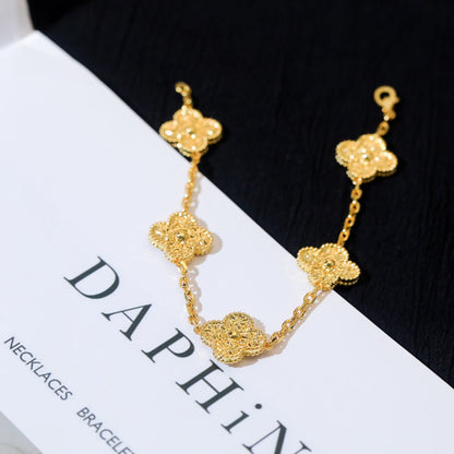5 MOTIFS GOLD DIAMOND BRACELET mysite