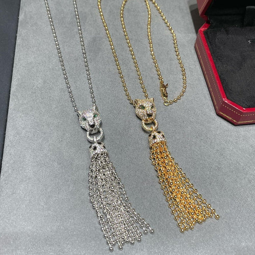 PANTHERE PEDANT DIAMOND NECKLACE mysite