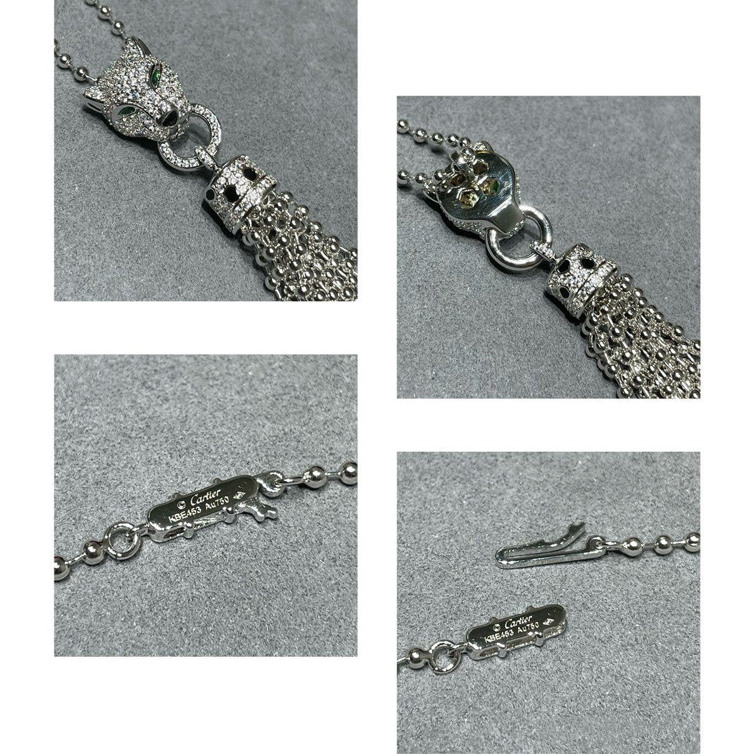 PANTHERE PEDANT DIAMOND NECKLACE mysite