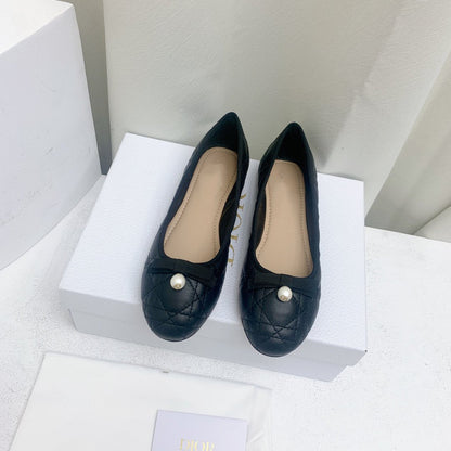 CD BALLET FLAT BLACK MOP FRONT mysite