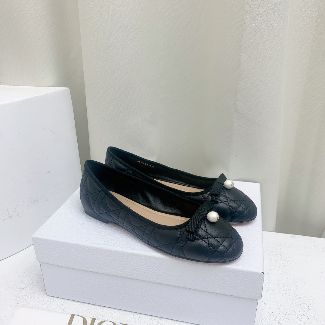 CD BALLET FLAT BLACK MOP FRONT mysite