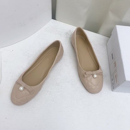 CD BALLET FLAT BEIGE MOP FRONT mysite
