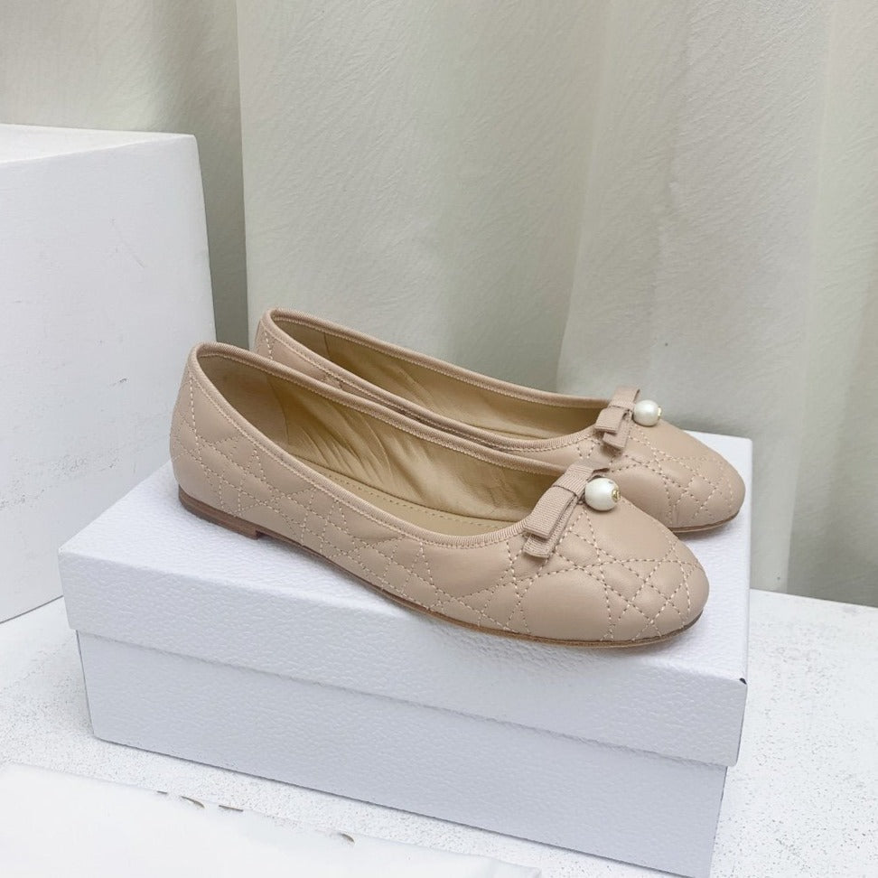 CD BALLET FLAT BEIGE MOP FRONT mysite