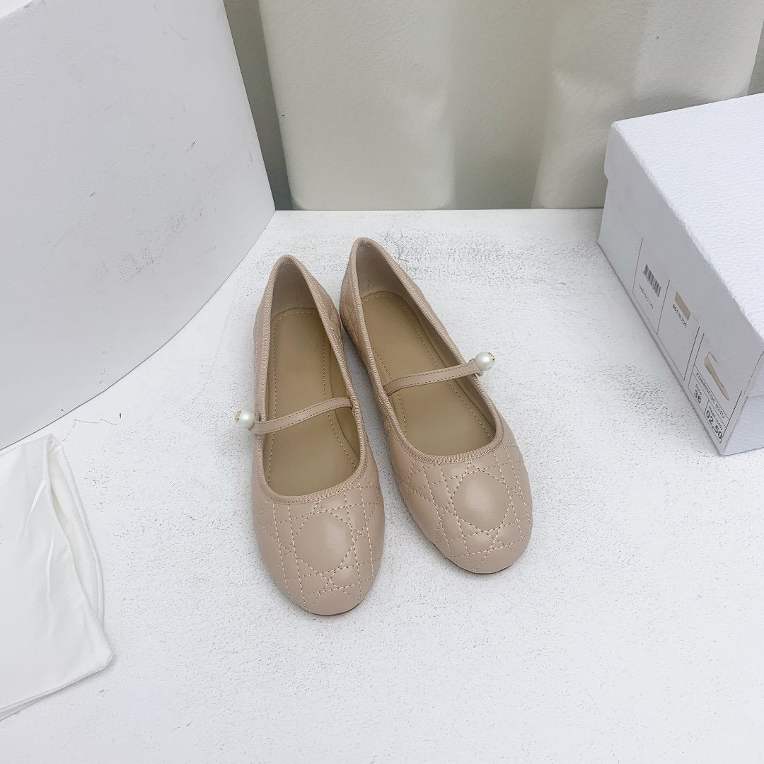 CD BALLET FLAT BEIGE MOP MIDDLE mysite