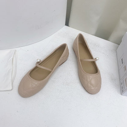 CD BALLET FLAT BEIGE MOP MIDDLE mysite