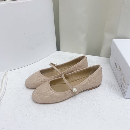 CD BALLET FLAT BEIGE MOP MIDDLE mysite