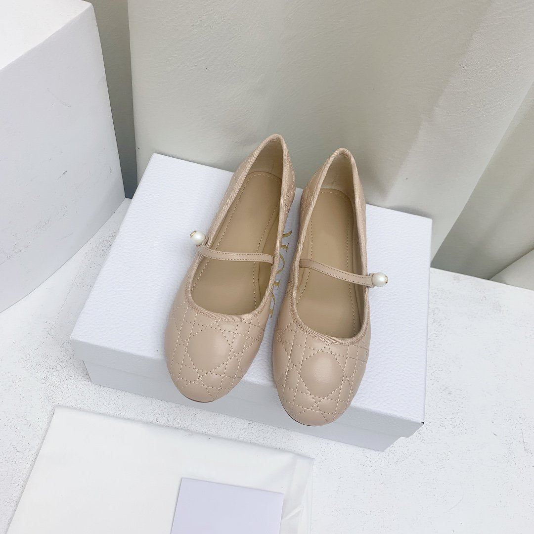 CD BALLET FLAT BEIGE MOP MIDDLE mysite