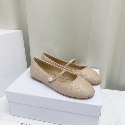 CD BALLET FLAT BEIGE MOP MIDDLE mysite