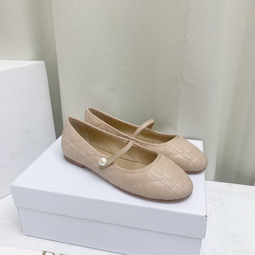 CD BALLET FLAT BEIGE MOP MIDDLE mysite