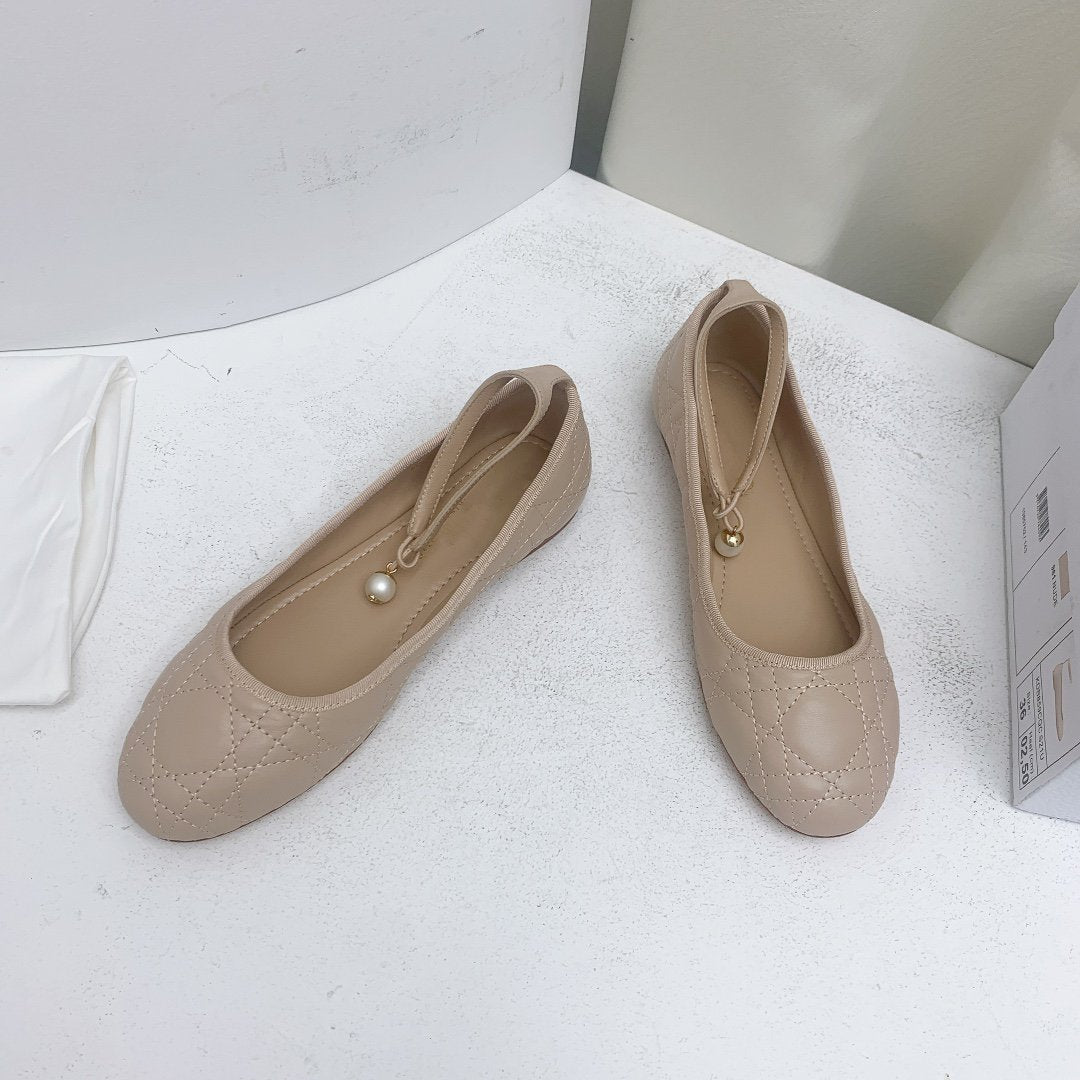 CD BALLET FLAT BEIGE MOP mysite