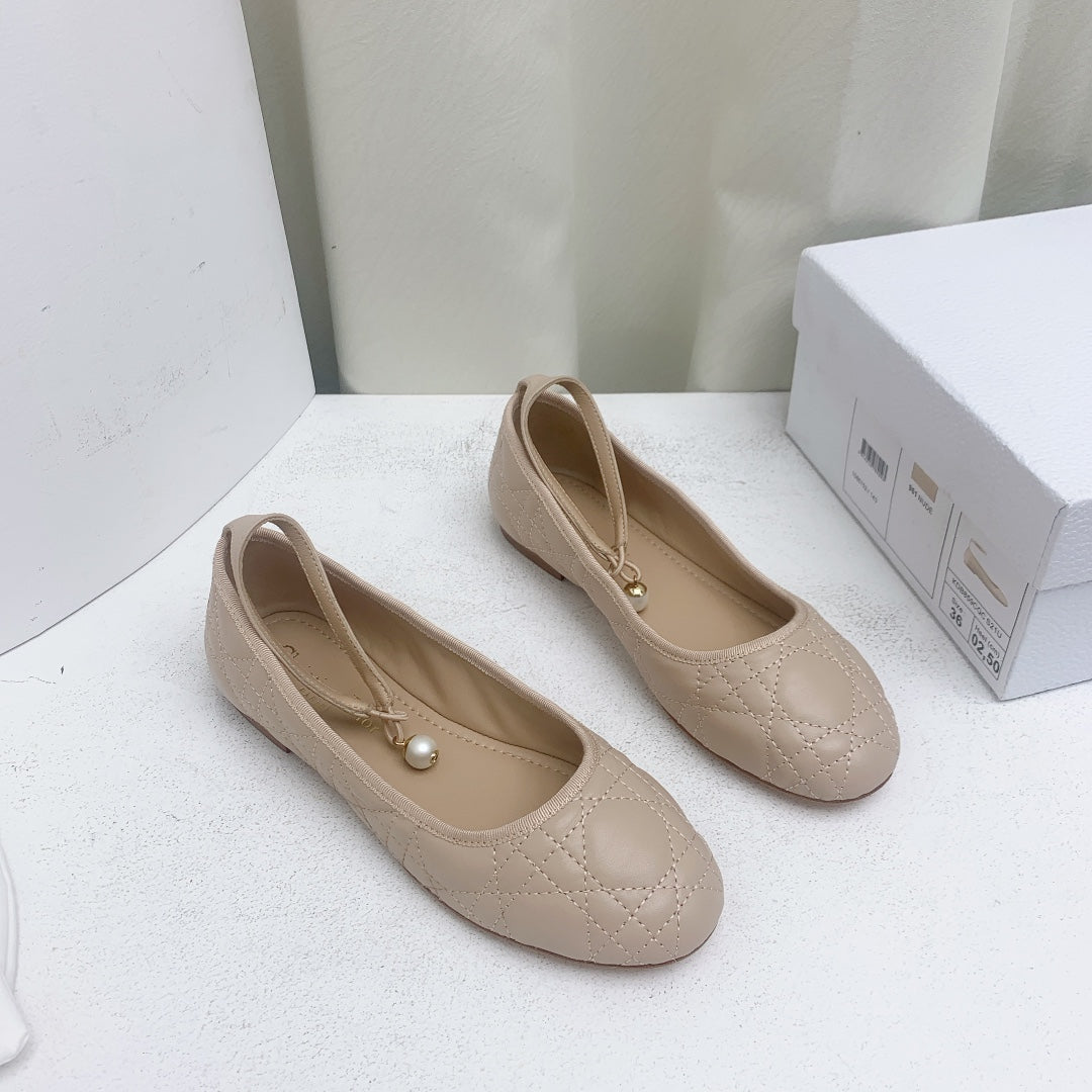 CD BALLET FLAT BEIGE MOP mysite
