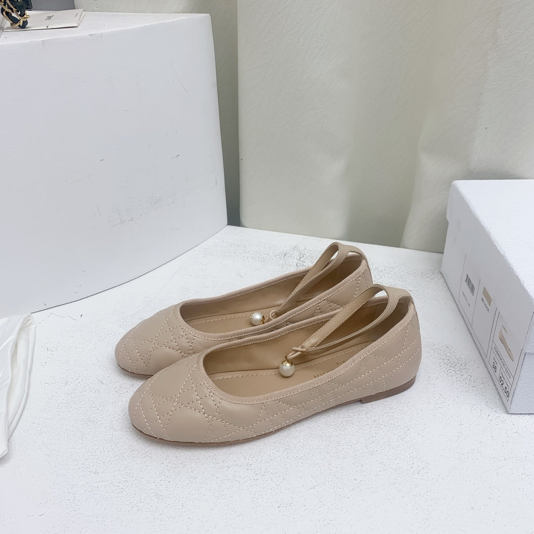 CD BALLET FLAT BEIGE MOP mysite