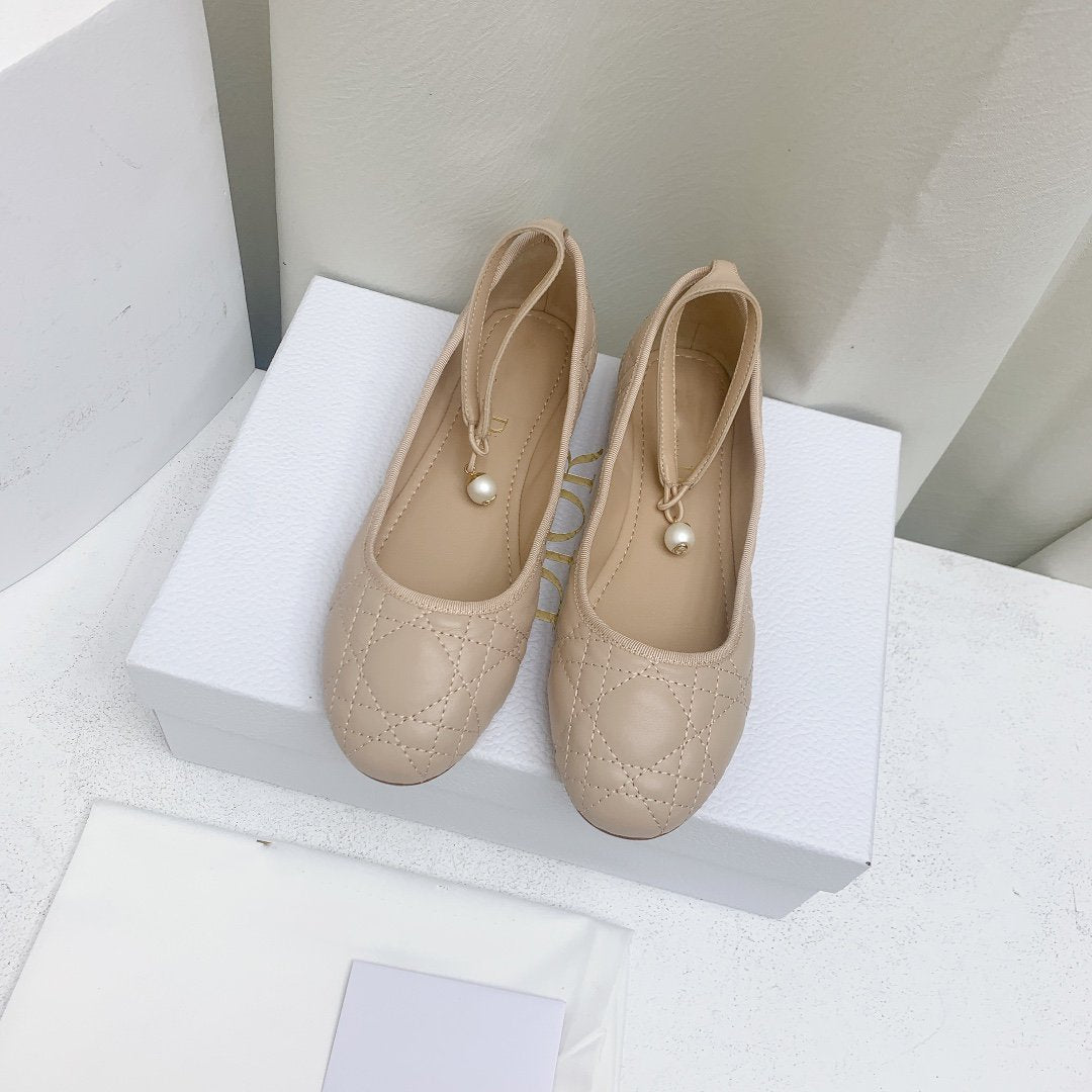 CD BALLET FLAT BEIGE MOP mysite