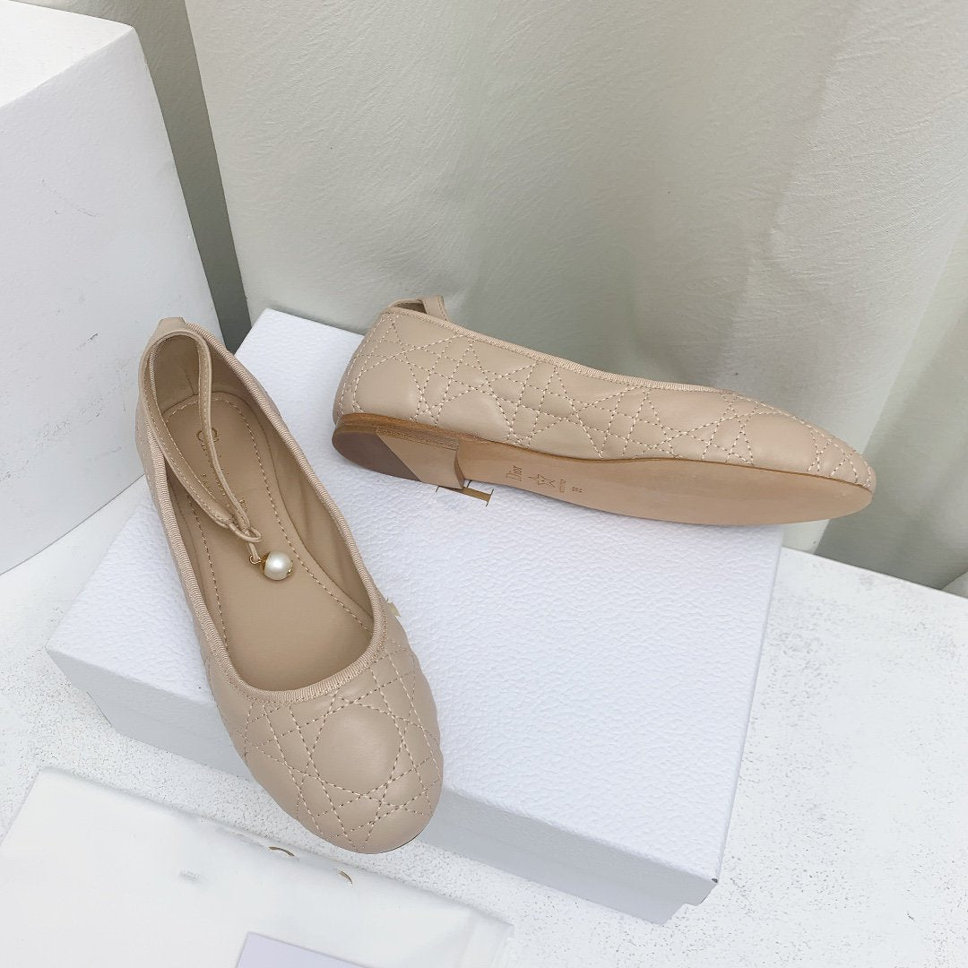 CD BALLET FLAT BEIGE MOP mysite
