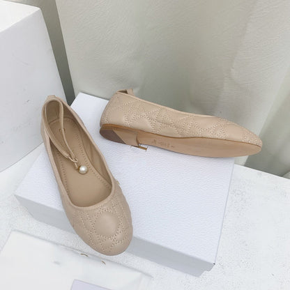 CD BALLET FLAT BEIGE MOP mysite