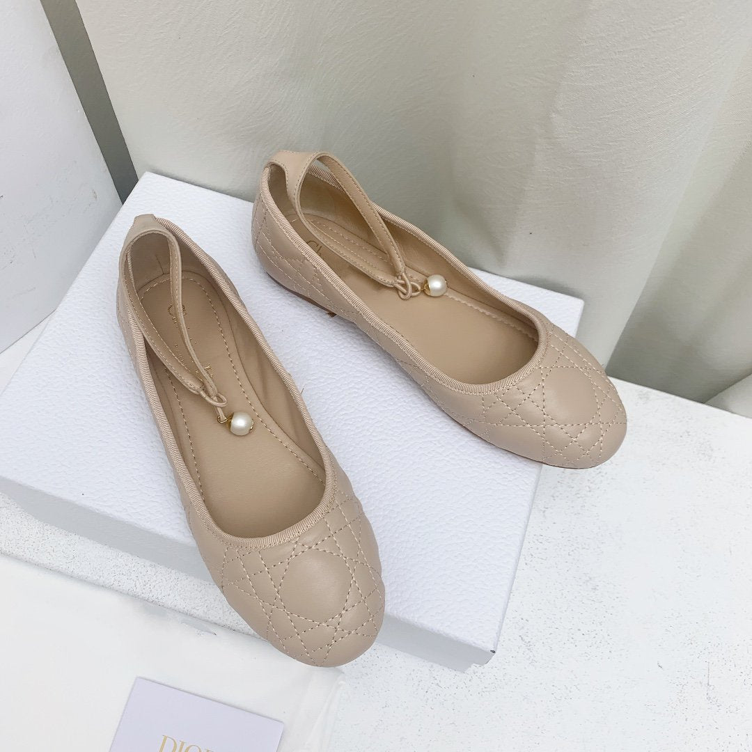 CD BALLET FLAT BEIGE MOP mysite