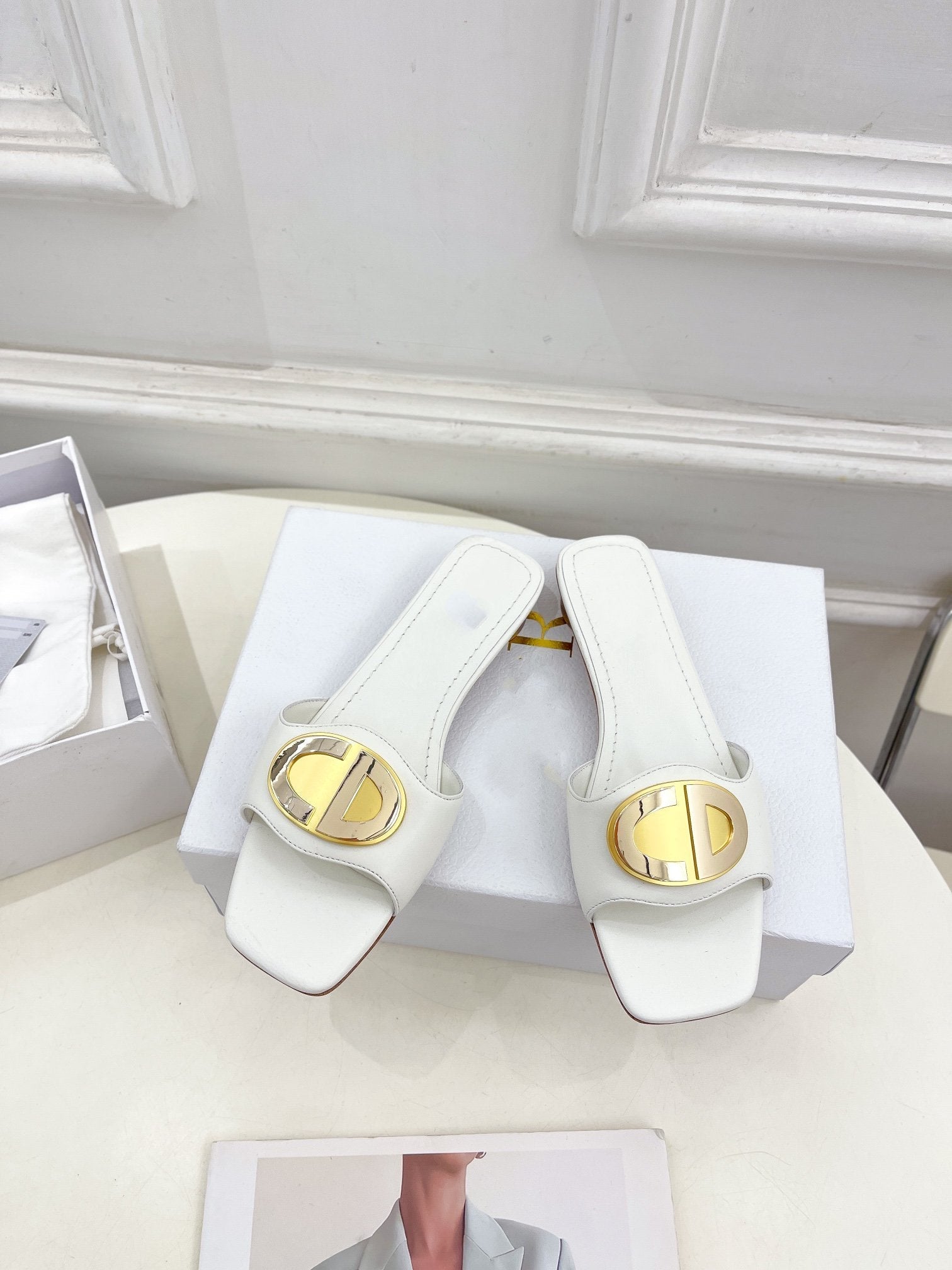 CD FOREVER HEELED 1.5CM WHITE mysite