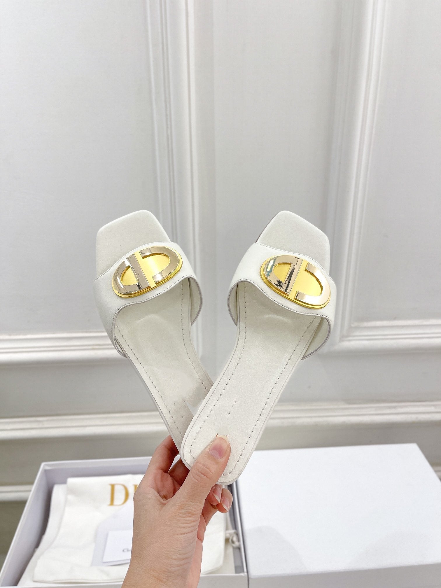 CD FOREVER HEELED 1.5CM WHITE mysite