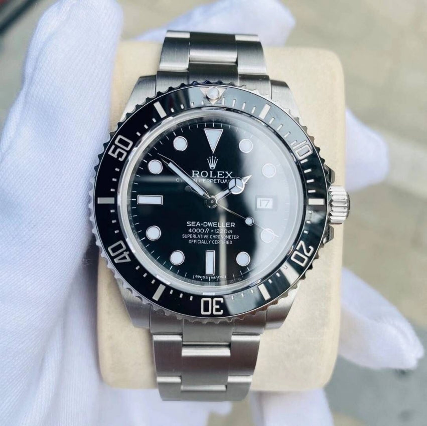 Automatic Mechanical Watch Replica DeepSea Black Dial 126660