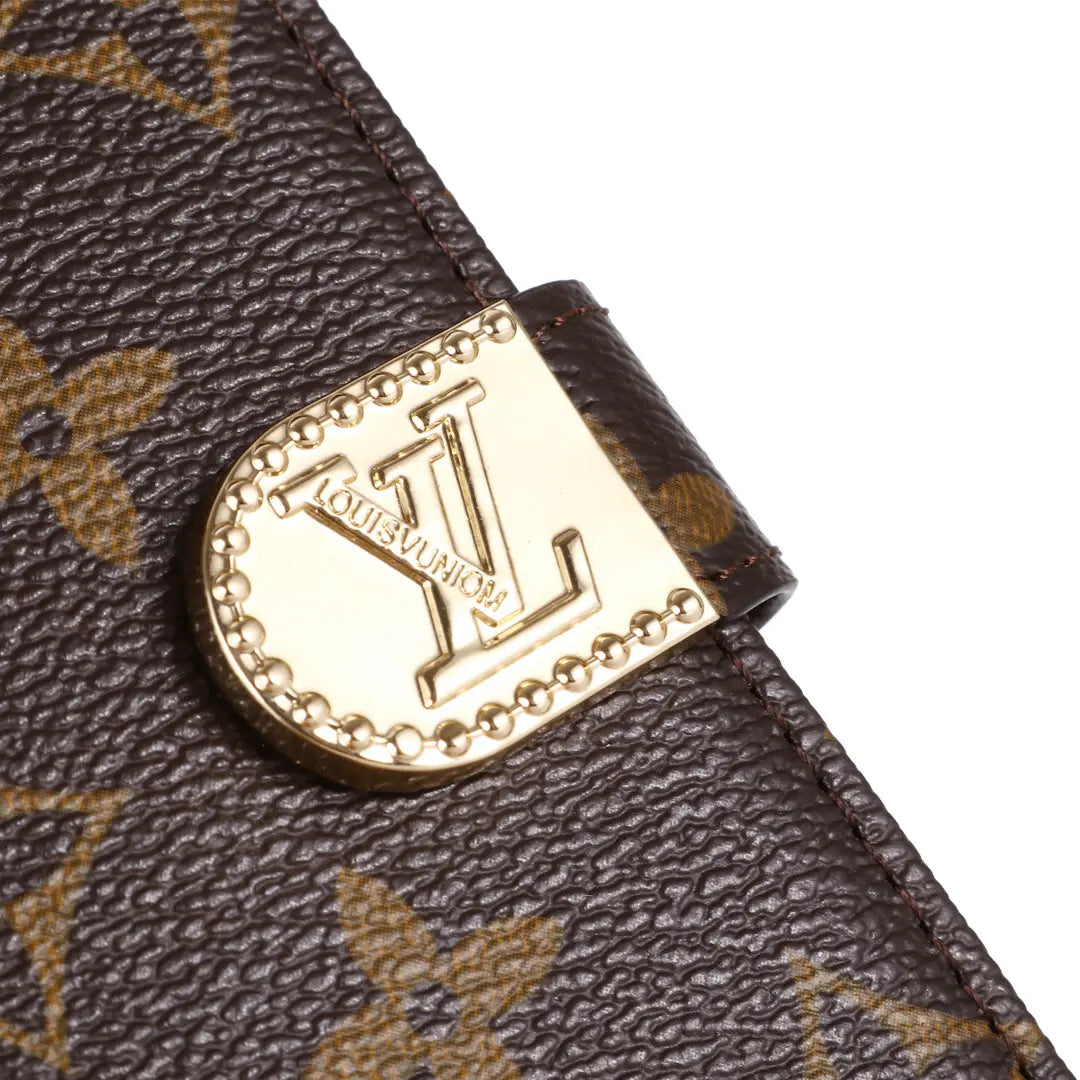 MONOGRAM CANVAS LEATHER WALLET SAMSUNG MOBILE PHONE CASE-1 mysite