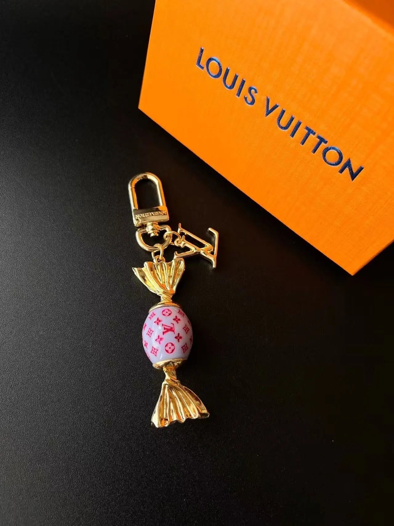 Luxury Lollipop Monogram Bag Charm Keychain-s2 mysite